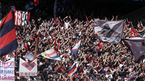 Benevento - Genoa: esodo di tifosi rossoblu al Vigorito 