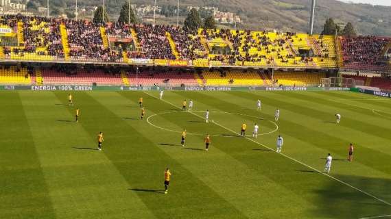 Benevento - Brescia 1-0: un lampo di Tello regala una boccata di ossigeno alla Strega