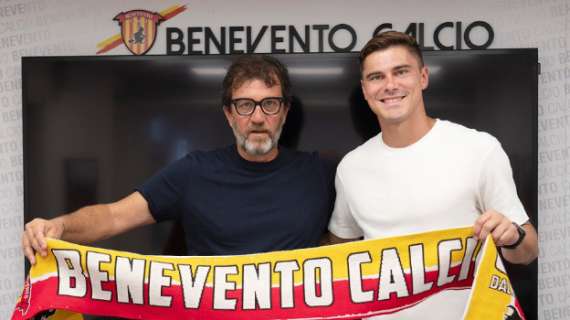 Ufficiale, il Benevento annuncia l'acquisto del difensore Berra a titiolo definitivo