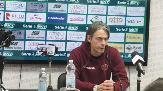 Inzaghi dopo Benevento - Reggina: "Pari giusto anche se potevamo fare meglio. Temevo questa gara"