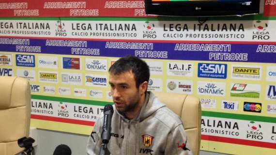 LIVE DALLA SALA STAMPA DOPO BENEVENTO-GUBBIO: Ettore Marchi:"E' un onore portare la maglia n.7 e un onore giocare qua!"