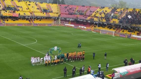 Benevento - Reggina 1-1: la Strega si aggrappa a Ciano ma è poco
