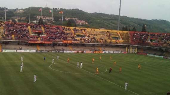 36^ Giornata di campionato: Benevento-Messina 1-1 (26' Eusepi rig. 70' Nigro) .... gara iniziata alle 17,30  ....in diretta dallo stadio "C.Vigorito"