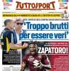 Tuttosport: "Vicenza, paura per Abbate | Brodino Novara | Dilaga l'Avellino"