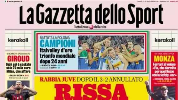 Rassegna stampa - Le prime pagine dei quotidiani sportivi
