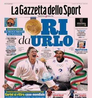 Rassegna stampa Le prime pagine dei quotidiani sportivi