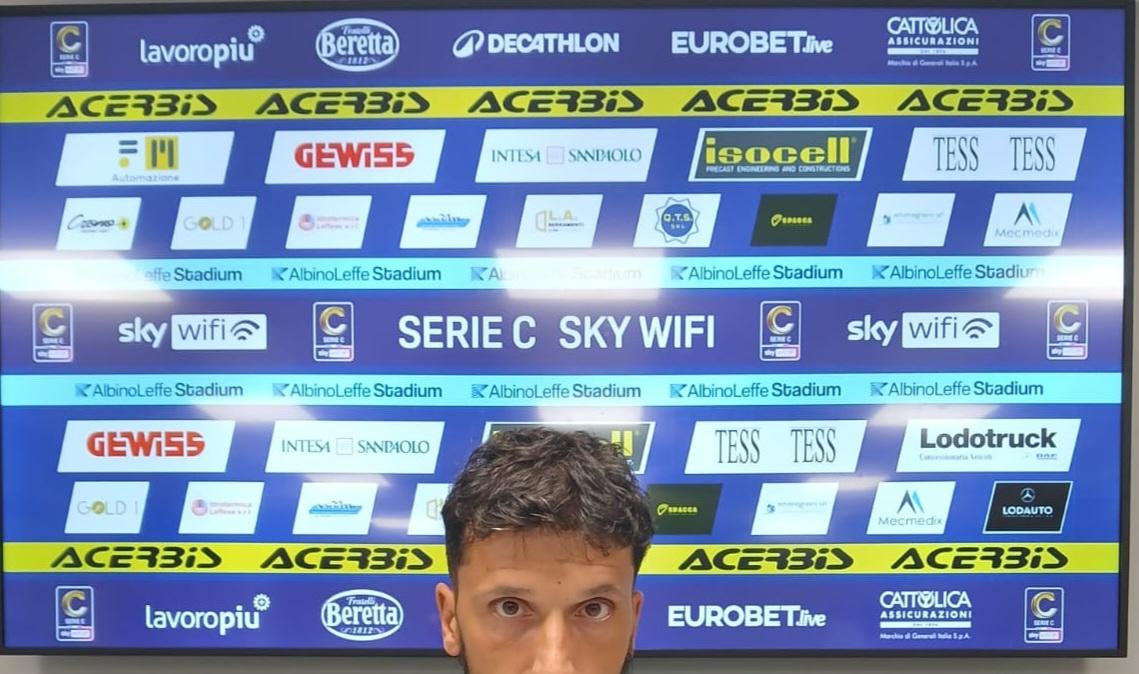 Albinoleffe, Arceci: "Pergo grande esperienza, col nuovo mister non sai come giocherà"