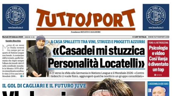 Tuttosport: "Euforia Gallo | AlbinoLeffe stop. Colpo Arezzo. Derby al Trapani"