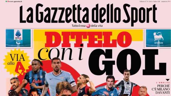 Rassegna stampa Le prime pagine dei quotidiani sportivi