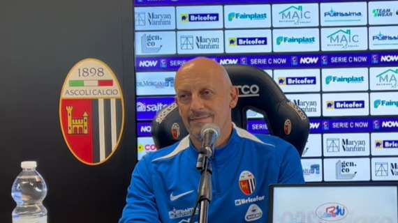 Ascoli, Di Carlo: "Tre punti che premiano la squadra. Contento per tifosi e società"