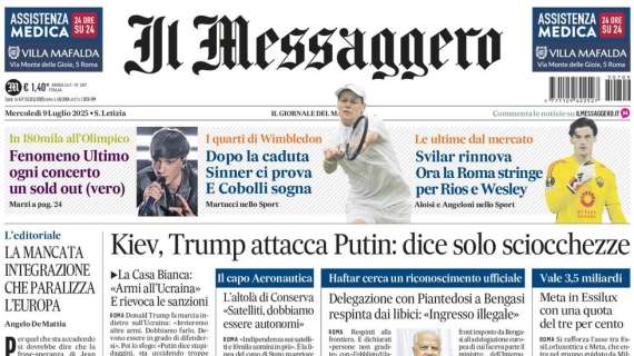 Il Messaggero ed. Umbria: "Ternana, prosegue la grande fuga"