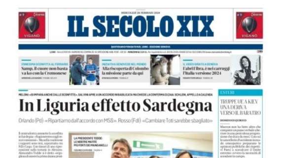 Il Secolo XIX - Levante: "Embalo rivelazione contro la Fermana"