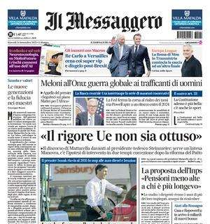 Il Messaggero: "Latina senza tregua. Oggi c'è la Casertana"