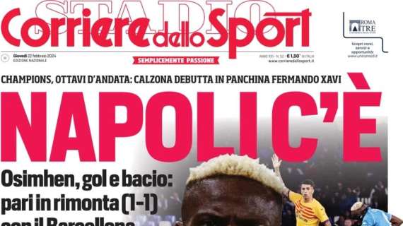 Rassegna stampa Le prime pagine dei quotidiani sportivi