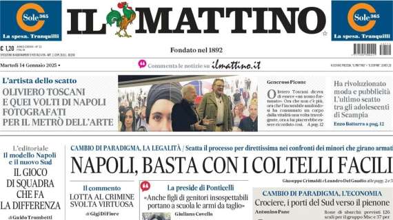 Il Mattino - ed. Avellino: "Lupi, un punto dopo la paura"