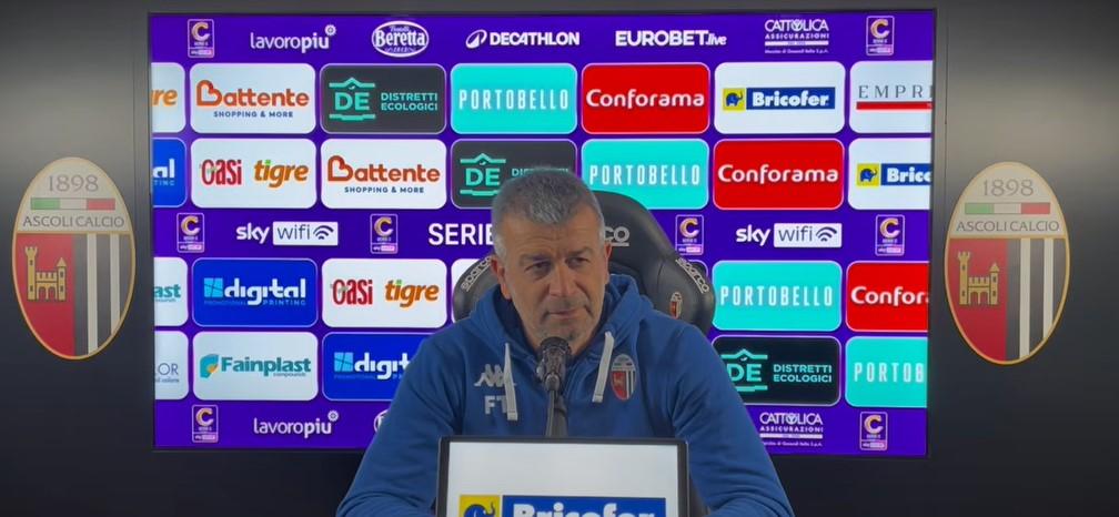 Ascoli, Tomei: "Ieri un altro step in avanti, contro il Bra forze fresche"