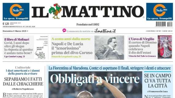 Il Mattino: "Casertana da derby, caccia alla svolta"