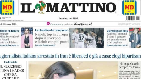 Il Mattino - ed.Avellino: "Le big del girone tentate da Liotti e Tribuzzi"