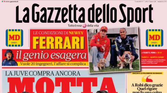 Rassegna stampa Le prime pagine dei quotidiani sportivi