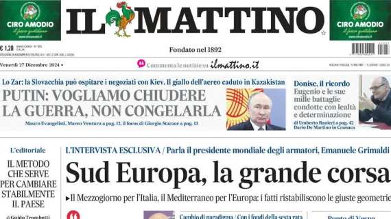 Il Mattino: "La Strega torna in campo. Sul mercato prima le uscite"