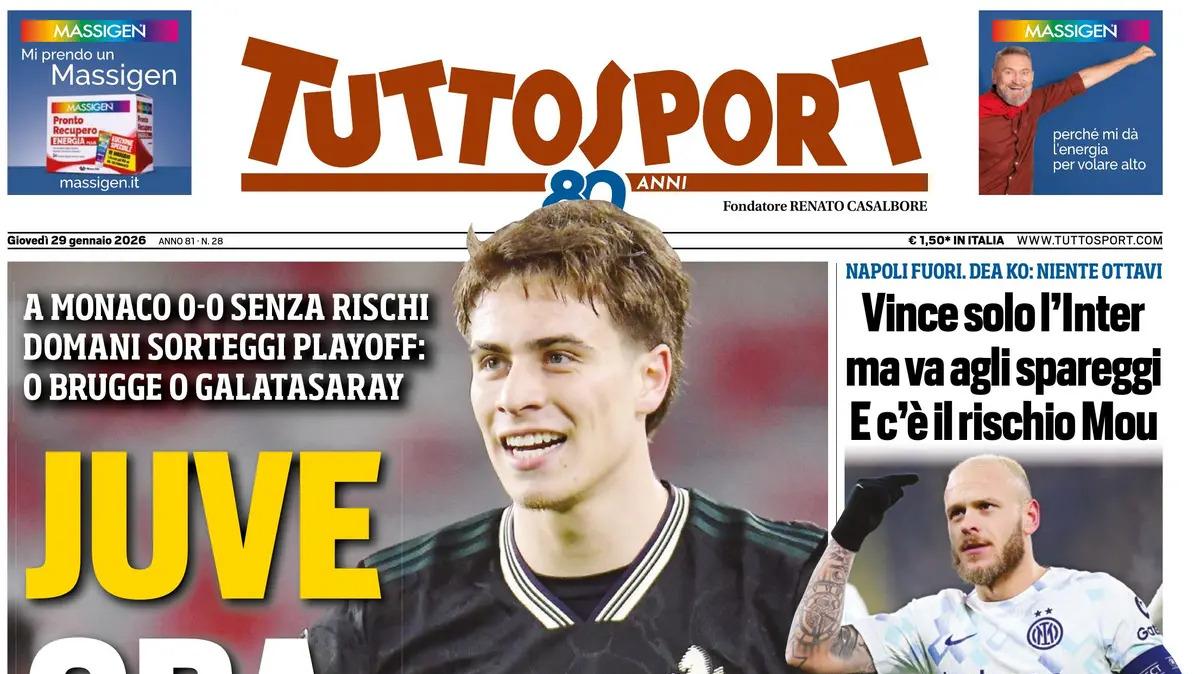 Tuttosport: "Buffon jr al Pontedera per crescere | Potenza-Latina la finale"