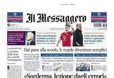 Il Messaggero: "Grifo nel tunnel: 3 gare in 8 giorni"