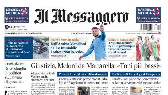 Il Messaggero - ed. Umbria: "Perugia, la trattativa si complica"