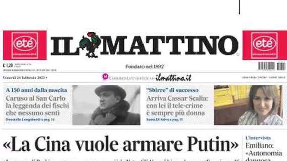 Il Mattino ed. Avellino: "Rastelli, il piatto piange"