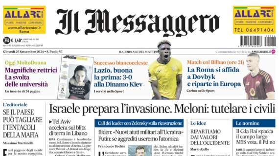 Il Messaggero - ed. Abruzzo: "Pescara, super sfida per il primo posto"