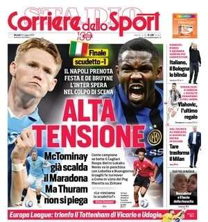 Rassegna stampa Le prime pagine dei quotidiani sportivi