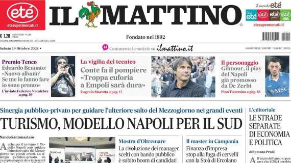 Il Mattino ed. Benevento: "Tegola Pinato, ritorno nel 2025"