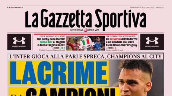 Rassegna stampa Le prime pagine dei quotidiani sportivi