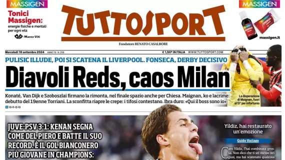 Rassegna stampa Le prime pagine dei quotidiani sportivi