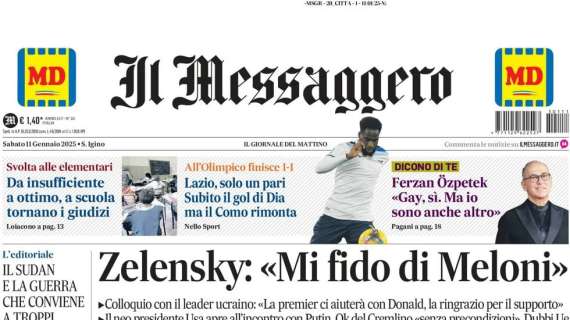 Il Messaggero ed. Umbria: "Derby, Fere in cerca di riscatto"