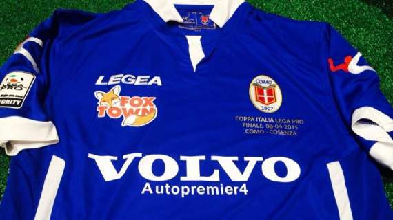 Como, ecco la maglia speciale per la finale di Coppa Italia