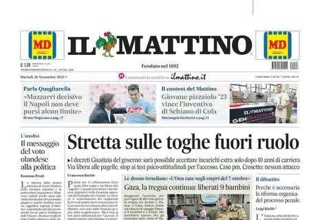 Il Mattino di Avellino: "Lupi in riserva, la spia è accesa"