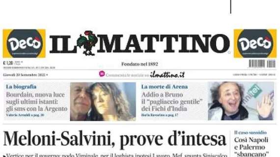 Il Mattino - Avellino: "La Curva Sud attacca ds e presidente"