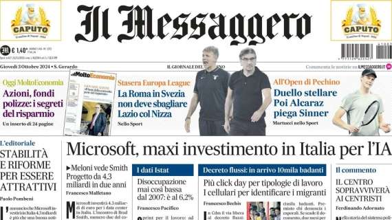 Il Messaggero: "Pescara, niente sfida con il "mago" Zeman"