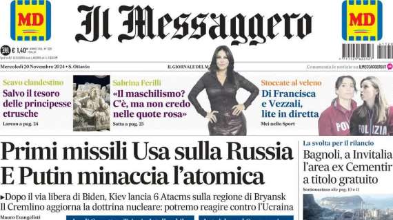 Il Messaggero: "Pescara, ora il Milan per segnare e vincere"