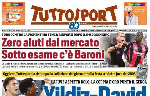 Tuttosport: "Il Catania va Forte, il Trapani è meglio di Sinner: 6-0"