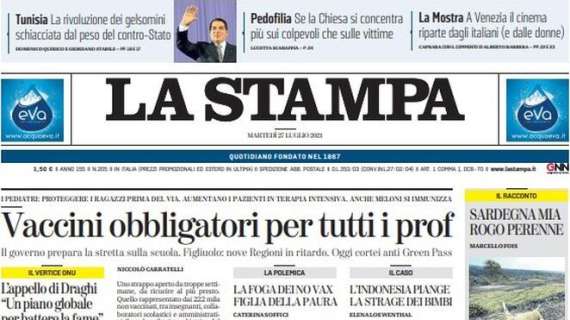 La Stampa: "Novara bocciato. Dopo 113 anni fuori dai professionisti"