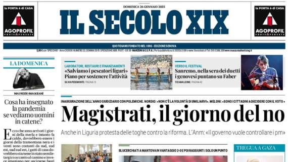 Il Secolo XIX ed. Levante: "Entella, un'altra prova di forza. Pianese ko, adesso la fuga è reale"