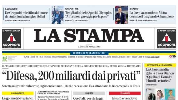 La Stampa: "Novara, il ko non cambia i piani di Gattuso"