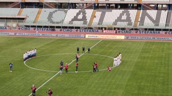 FOTONOTIZIA TC - Il Catania ricorda Stefania Sberna