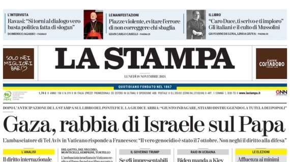 La Stampa: "Novara, una scialba domenica. La Pro non sfigura ma cade a Vicenza"