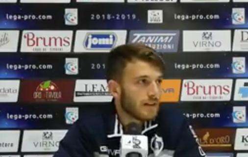 Reggiana, Rosafio: "Contento per il gol ma non sono soddisfatto al 100%"