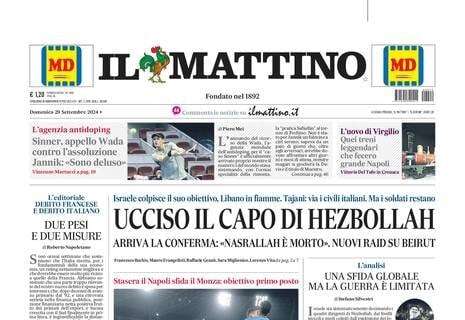 Il Mattino ed. Avellino: "Fuori dalla crisi con una vittoria"