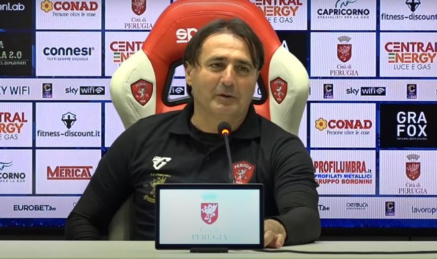 Perugia, Tedesco: "Questa squadra va supportata. L'era di Nakata e Materazzi è finita"