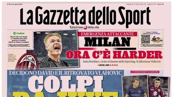 Rassegna stampa Le prime pagine dei quotidiani sportivi