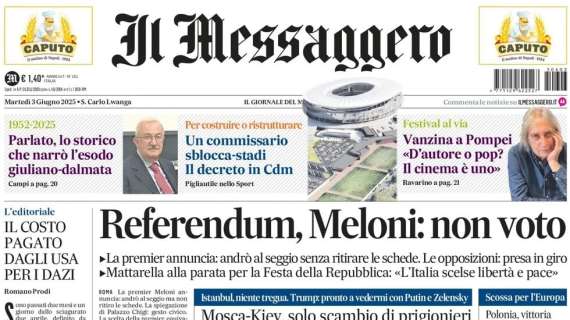 Messaggero: "Pescara da sogno, colpo a Terni e adesso la B è a un passo"